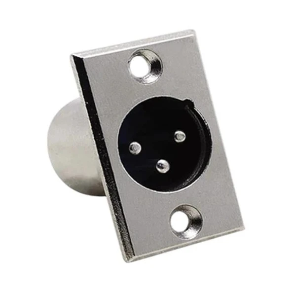 Elektromer Canon XLR 3 Pin Erkek Şase Konnektör ürün görseli 1