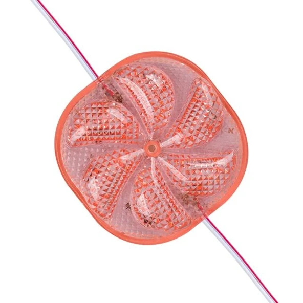 PowerMaster PM-14705 12 Volt 3 Watt Kırmızı Sabit 6565-2835 Modül Led 65x65x12mm ürün görseli 1