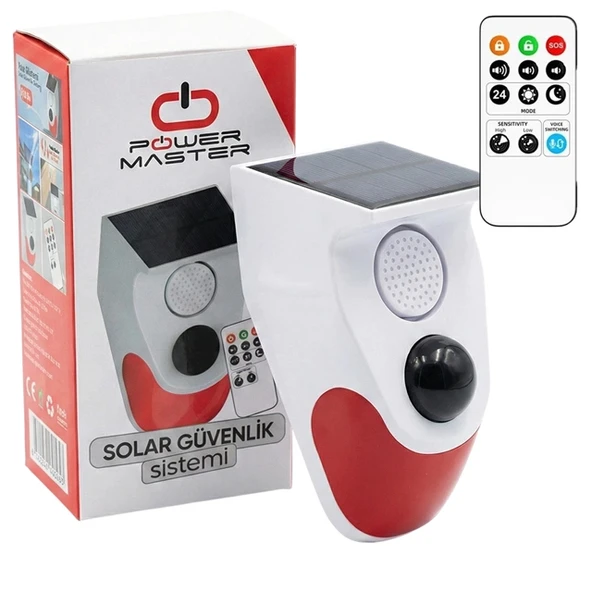 PowerMaster PM-26240 Solar Sesli Işıklı Alarm Sistemi ürün görseli 1