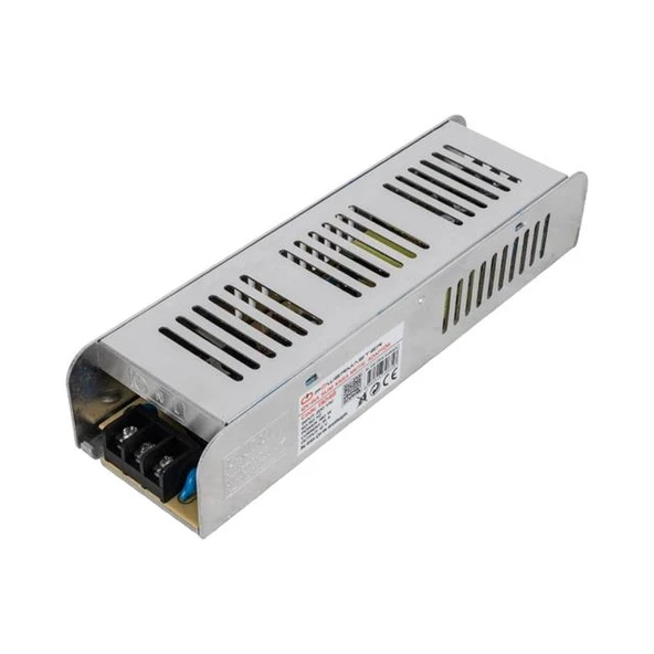 Powermaster PM-13248 12 Volt - 15 Amper Slim Metal Kasa Adaptör (198*58*40) ürün görseli 1