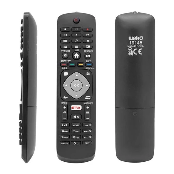 Weko Philips RM-L1285+ Smart Tuşlu Netflix LCD Led TV Kumanda ürün görseli 1
