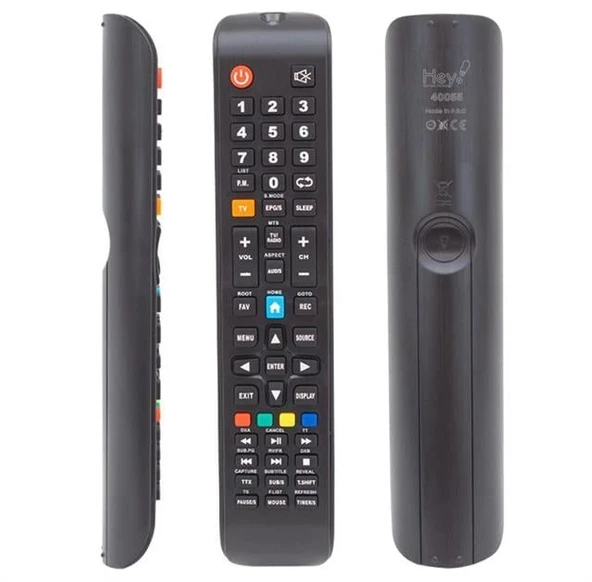 Hey Skytech Sarı TV Tuşlu Smart Lcd Led TV Kumanda ürün görseli 1