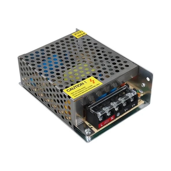 Powermaster PM-14066 12 Volt - 5 Amper Metal Kasa Adaptör ürün görseli 1