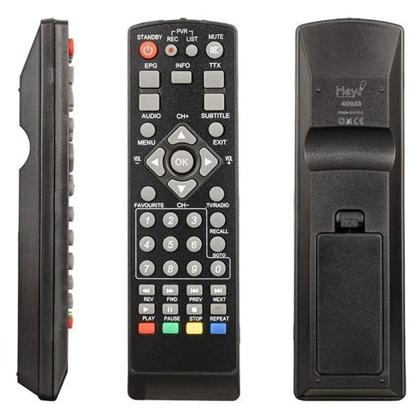 Hey Botech 2010 HD7200 Fta Grundig DSR-7150 HD Uydu Kumandası ürün görseli 1