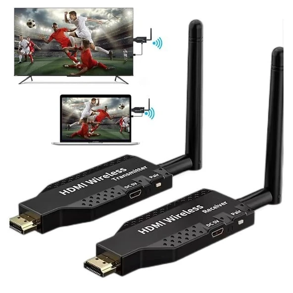 PowerMaster PM-19864 5.8G Kablosuz HDMI Görüntü Aktarıcı 50 Metre Wireless Uzatıcı ürün görseli 1