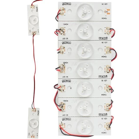 3 Volt Tek Kablolu Birbirine Bağlı Led (7'li Poşet) ürün görseli 1