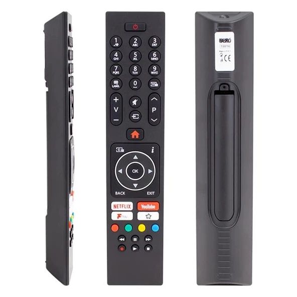 Vestel 49UD8200 - 55UD8450 Netflix-Youtube-Play Tuşlu Lcd-Led Tv Kumanda (RC43137-30101403) ürün görseli 1