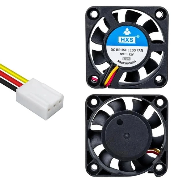 PowerMaster IC-216 Fırçasız DC Fan 40X40X10mm 12Volt 3Pin ürün görseli 1