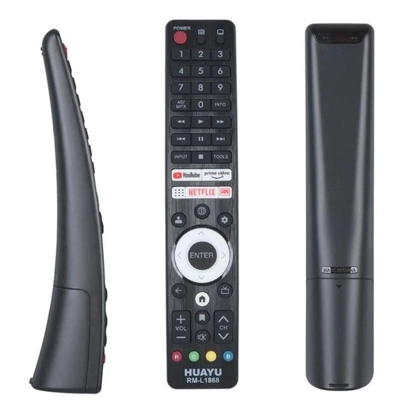 Huayu RM-L1868 Üniversal Sharp Netflix - Youtube - Prime Video Tuşlu LCD-LED TV Kumanda ürün görseli 1
