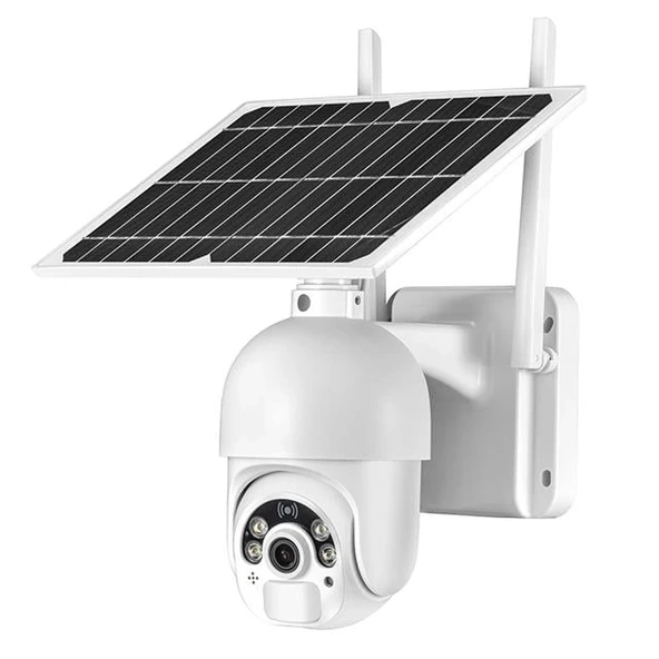 PowerMaster PM-26195 Solar Güneş Panelli 2MP 1080P 4G Sim Kart Ubox Destekli Wifi Kamera ürün görseli 1