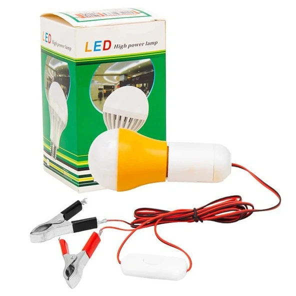 12 V Led Ampul Akü Maşalı Powermaster - Resim 2