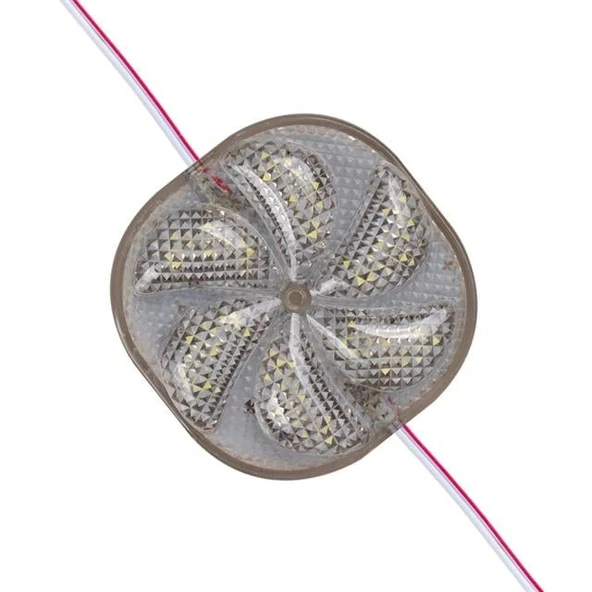 PowerMaster PM-14704 12 Volt 3 Watt Soğuk Beyaz Sabit 6565-2835 Modül Led 65x65x12mm ürün görseli 1