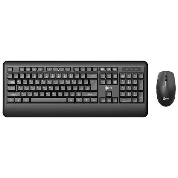 Lenovo Lecoo KW202 Kablosuz Q Klavye - Mouse Set Siyah ürün görseli 1
