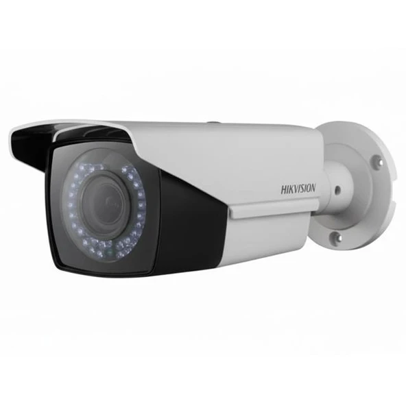 Hikvision 2MP 1080P Turbo HD PoC Bullet Kamera  2.8-12mm Varifocal Lens 40m IR Gece Görüşü (DS-2CE16D0T-VFIR3E) ürün görseli 1