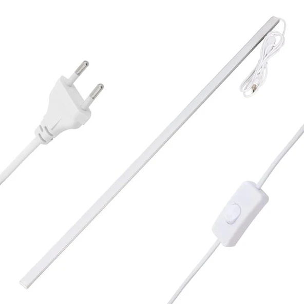 PowerMaster PM-28748 DC5V-14W 68 Led 70cm 6500K Alüminyum Kasa Seyyar USB Çubuk Led ürün görseli 1