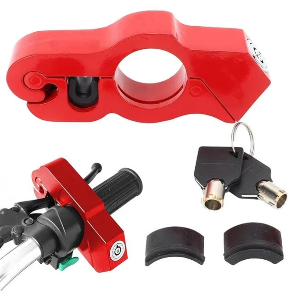 PowerMaster PM-29081 Motosiklet Scooter Elcik Gidon Fren Kilidi Pratik Hırsızlık Emniyet Kilidi ürün görseli 1