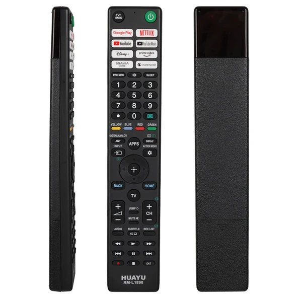 RM-L1890 Sony Netflix Youtube Prime Video Google Play Disney+ Tuşlu LCD Led TV Kumanda ürün görseli 1