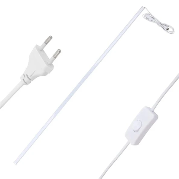 PowerMaster PM-28749 DC5V-20W 96 Led 100cm 6500K Alüminyum Kasa Seyyar USB Çubuk Led ürün görseli 1