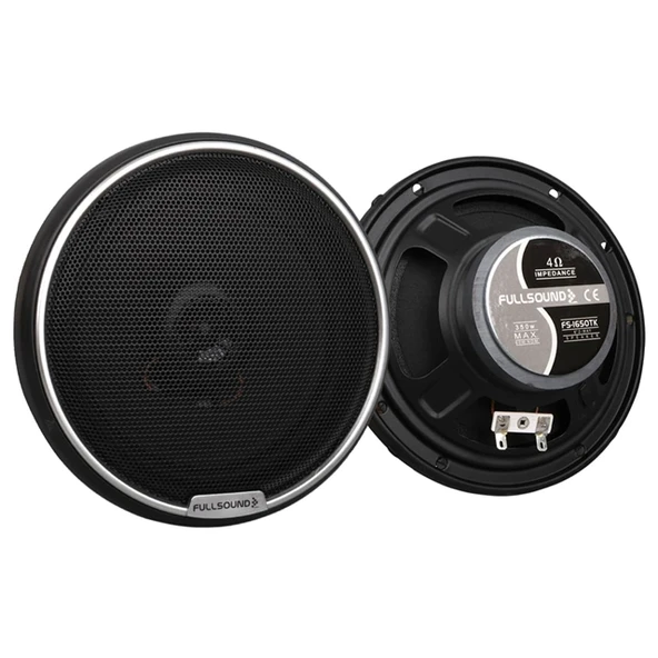 Fullsound FS-1650TK 16 CM 6'' 200 Watt Tweeterlı Kapaklı Oto Hoparlör (2'li Takım) ürün görseli 1