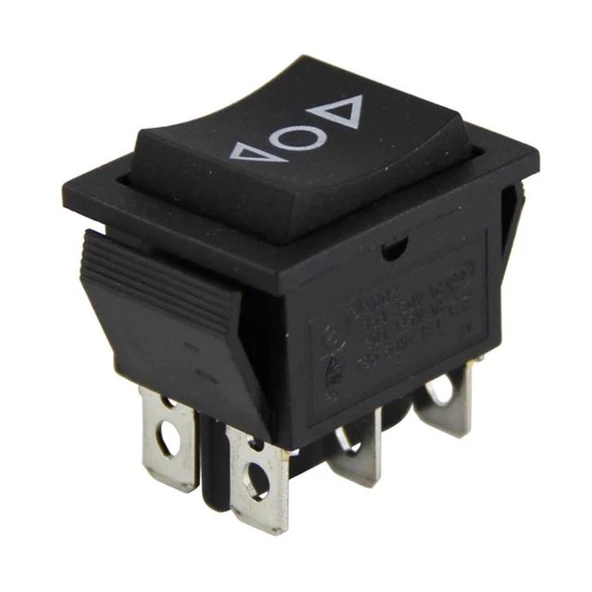 PowerMaster IC-111 Geniş Işıksız Basmalı 2 Kademeli Anahtar Yukarı-Aşağı Ok Simgeli Yaylı ürün görseli 1