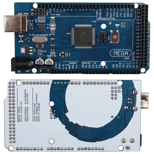 Arduino Mega 2560 R3 ATmega2560 Profesyonel Geliştirme Kartı ürün görseli 1