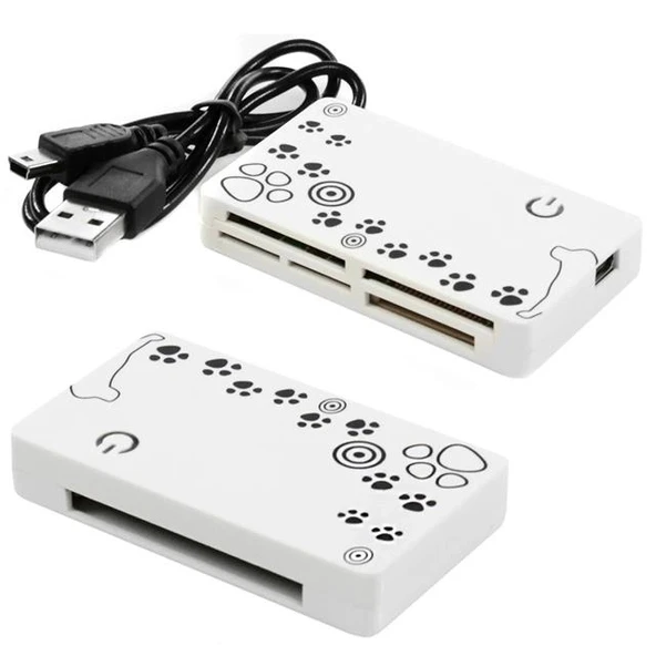 Narita HT-02A Usb 2.0 Support Sd-Mmc-Mini Sd-T Flash-Ms-Ms Pro All In One Çoklu Kart Okuyucu ürün görseli 1