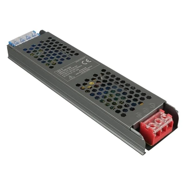 Ledx ALN-M1225 12 Volt 25 Amper 210x25x18mm Ultra Slim Metal Kasa Adaptör ürün görseli 1