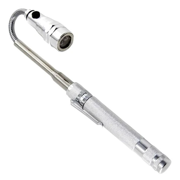 Powermaster MX-2808 Mıknatıslı 360 Derece Döner Başlıklı 3 Ledli Beyaz Işık El Feneri ürün görseli 1
