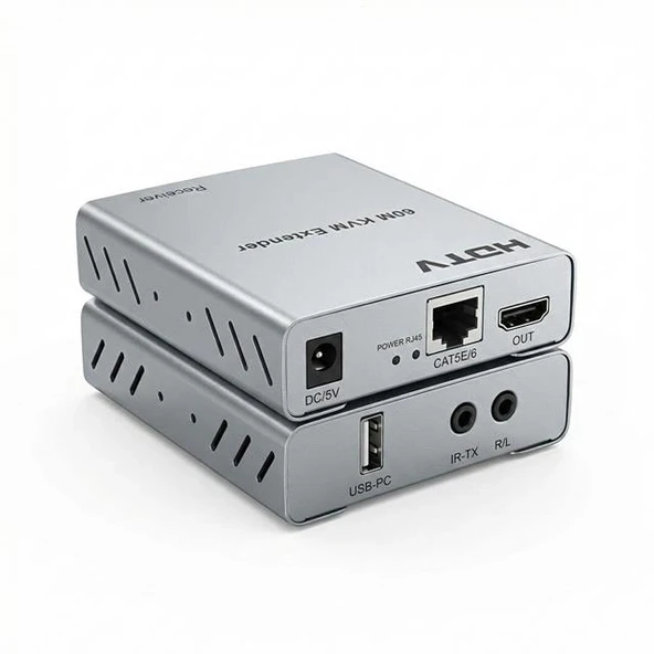 Enkado EKD-HE60KVM 1080p 60 Metre HDMI USB KVM Extender ürün görseli 1