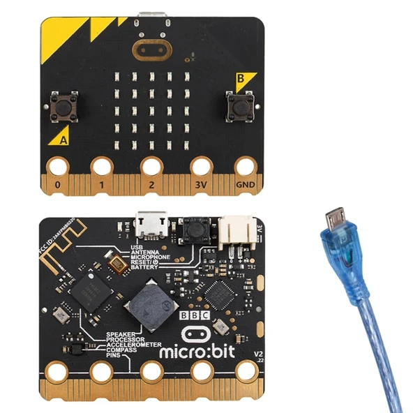 BBC micro:bit V2.22 Eğitim ve Prototipleme Kartı ürün görseli 1