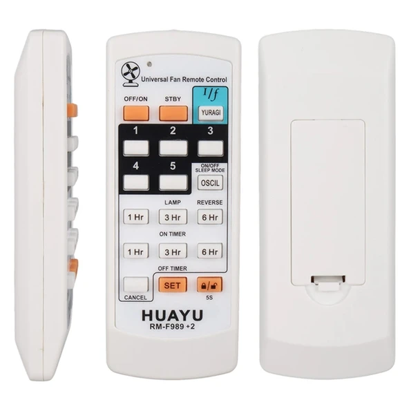 Huayu RM-F989+2 Universal Vantilatör Akıllı Kumanda ürün görseli 1