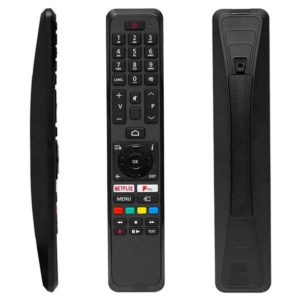 Vestel RC 43161 - 43UA2B - 50UA20 - 55UA6B - 58UA3A - 65UA2B / Toshiba CT-8555 Netflix-Play-Mikrofon Tuşlu Ses Komutsuz ürün görseli 1