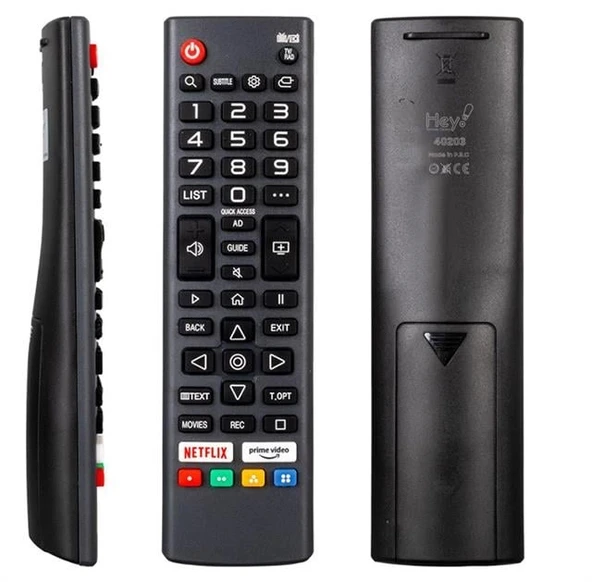Hey LG - Onvo Netflix - Prime Video Tuşlu Lcd- Led TV Kumanda ürün görseli 1