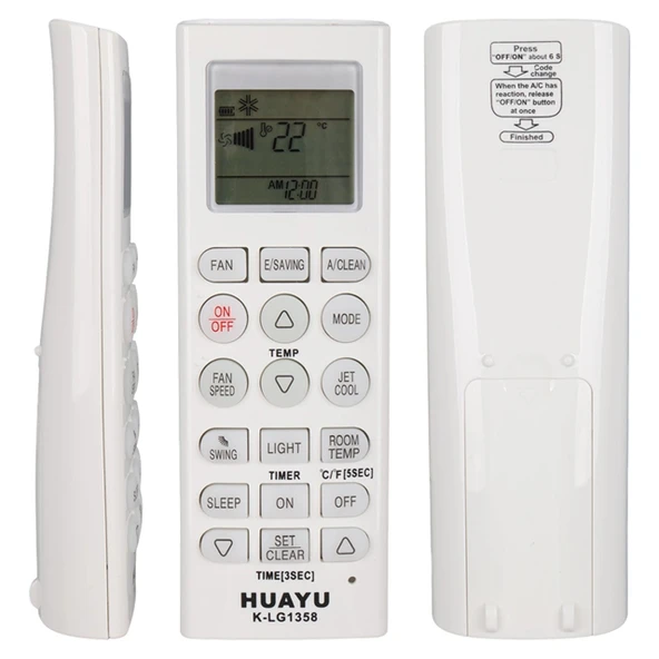 Huayu K-LG1358 LG - Beko - Arçelik A/C Akıllı Universal Klima Kumandası ürün görseli 1
