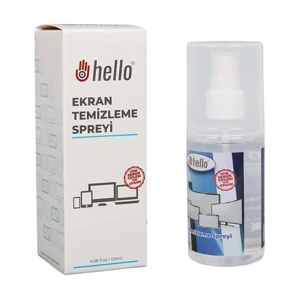 Hello HL-27269 120ML Profesyonel Ekran Temizleyici Sprey Telefon Tablet TV ve Laptop Temizleme Solüsyonu ürün görseli 1