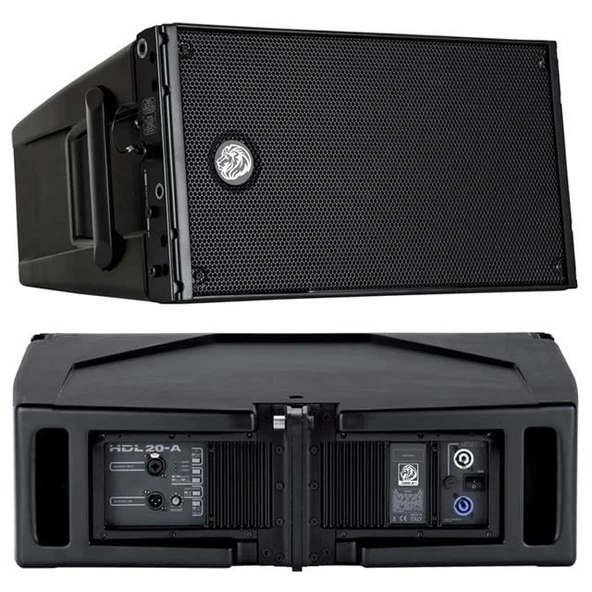 Shile HDL20-A 2x10" 1400 Watt 2 Yollu Profesyonel Aktif Line Array Kabin Hoparlör ürün görseli 1