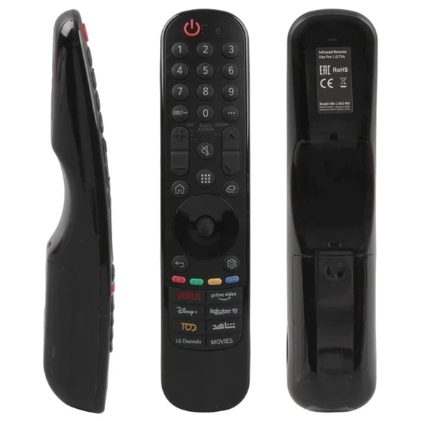 LG RM-L1863 MD Netflix Prime Video Rakuten Tod Disney+ Tuşlu LCD Led TV Kumanda Kumanda ürün görseli 1