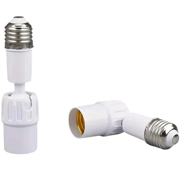 Ledx DY-103 360 Derece Esnek Bükülebilir Plastik Uzatma E27 Duy ürün görseli 1