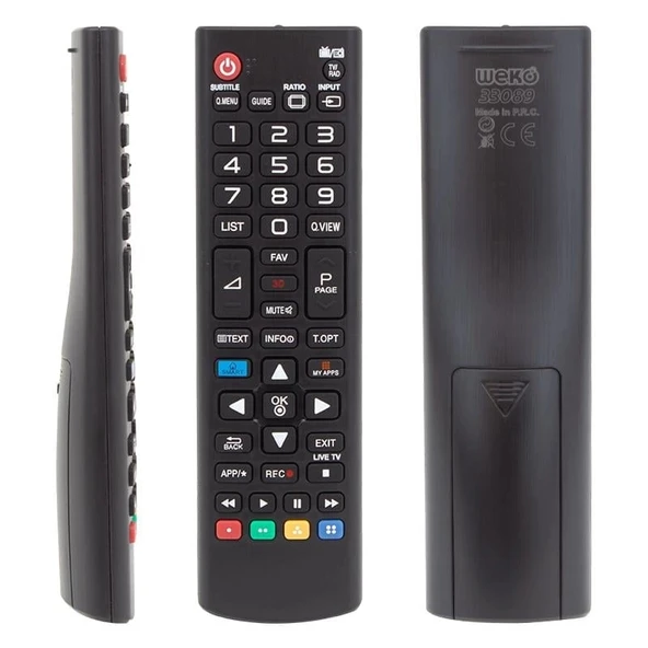 LG RM-L1162 Smart My Apps Tuşlu Kısa Lcd-Led Tv Kumandası (AKB73715601A) ürün görseli 1