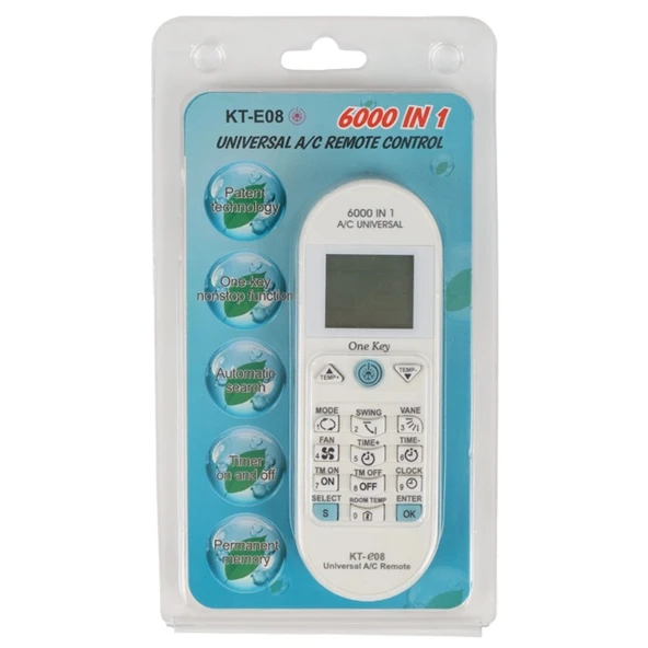 K-E08 6000 Üniversal A/C Akıllı Klima Kumanda - Resim 2