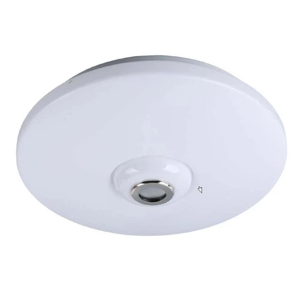 Powermaster PM-27331 Beyaz 34*9 Cm 24 Watt Bluetooth Hoparlörlü Tavan Aydınlatma (AL-BL301) Tornavida Hediyeli ürün görseli 1