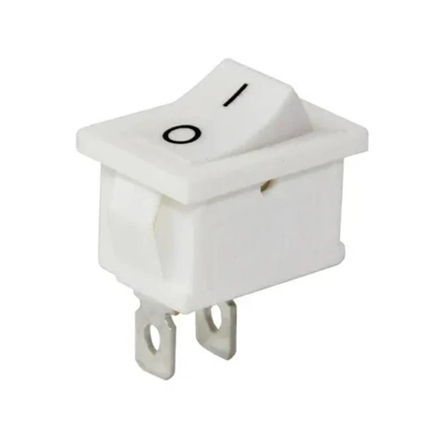 Powermaster IC-125B-1 Mini Beyaz Işıksız ON-OFF Anahtar ürün görseli 1