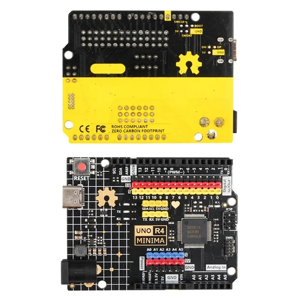 Arduino Uno R4 Minima - Gelişmiş Sensör Sürümü (USB-C) ürün görseli 1