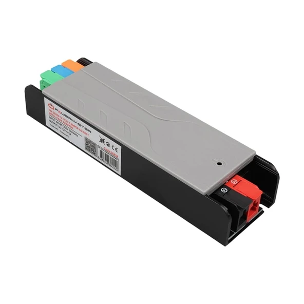 PowerMaster PM-26838 12 Volt 5 Amper 60 Watt Slim Metal Kasa Adaptör 148x43x27mm ürün görseli 1