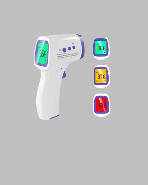 LCD EKRAN TEMASSIZ ATEŞ ÖLÇER - Resim 4
