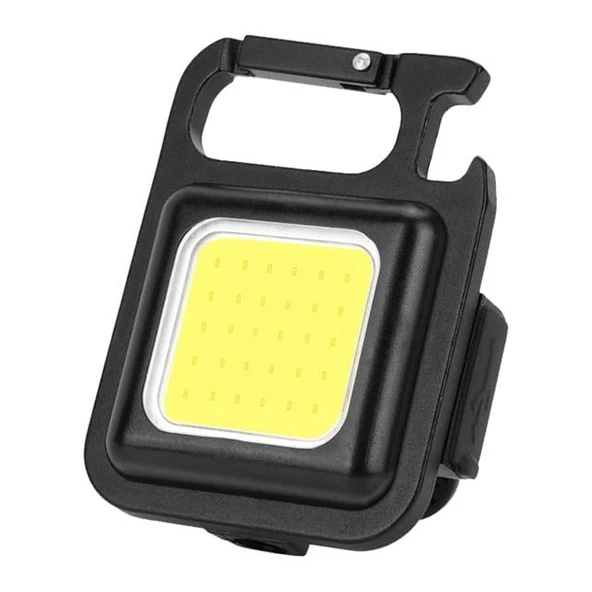 Powermaster PM-21489 Cob Ledli 3 Fonksiyonlu Anahtarlık Şarjlı Lamba ürün görseli 1