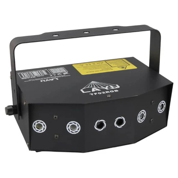 Layu TF02RGB RGB Beam + RGB Twinkling Lazer DMX-AUTO-SOUND-MASTER/SLAVER ürün görseli 1