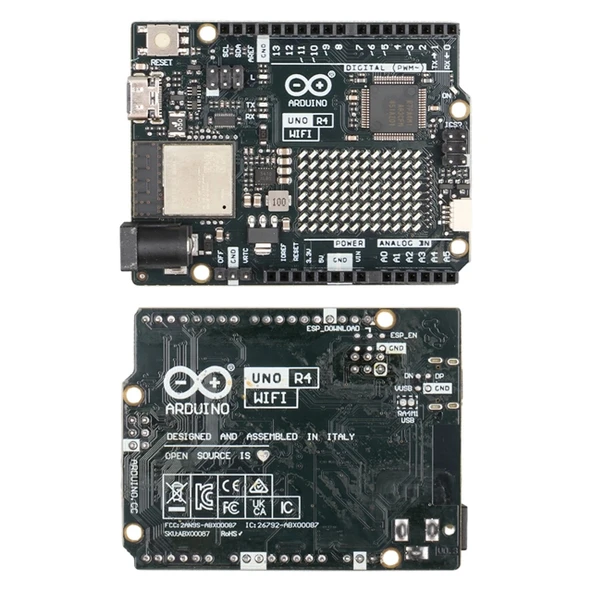 Arduino Uno R4 WiFi (USB-C) Renesas RA4M1 32-Bit Geliştirme Kartı ürün görseli 1