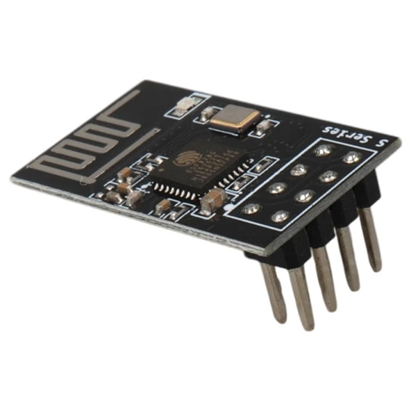 ESP-01S ESP8285 WiFi Seri Haberleşme Modülü Kablosuz Veri Aktarım Kartı ürün görseli 1