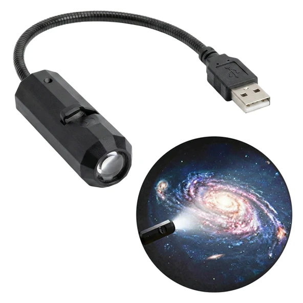 PowerMaster PM-29073 USB Oda Uzay Atmosfer Aydınlatma Projeksiyon Lambası ürün görseli 1